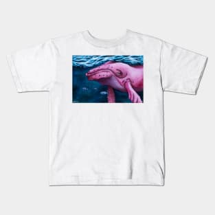 Pink Whale Kids T-Shirt